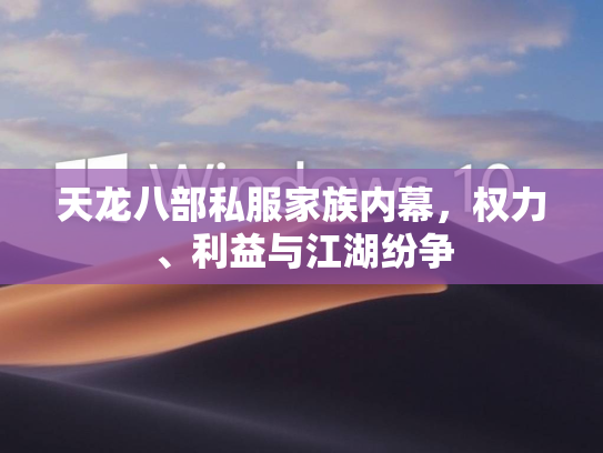 天龙八部私服家族内幕，权力、利益与江湖纷争