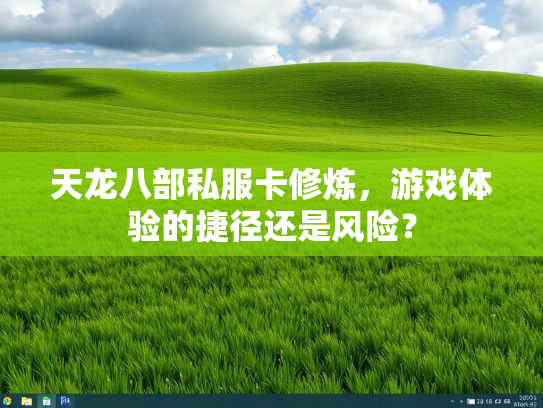 天龙八部私服卡修炼，游戏体验的捷径还是风险？  第2张