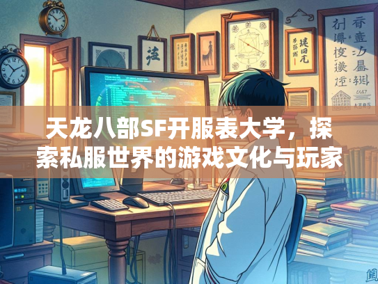 天龙八部SF开服表大学，探索私服世界的游戏文化与玩家生态