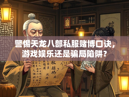 警惕天龙八部私服赌博口诀，游戏娱乐还是骗局陷阱？  第2张