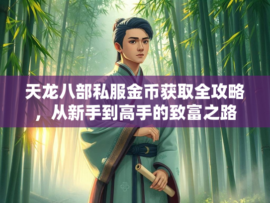 天龙八部私服金币获取全攻略，从新手到高手的致富之路  第4张