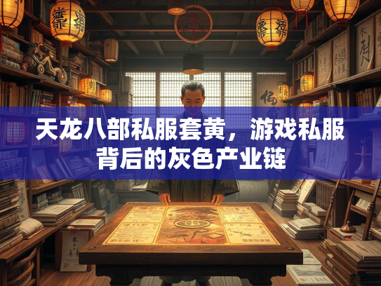 天龙八部私服套黄，游戏私服背后的灰色产业链  第3张