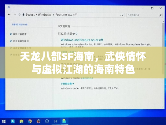 天龙八部SF海南，武侠情怀与虚拟江湖的海南特色  第5张