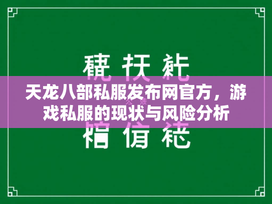 天龙八部私服发布网官方，游戏私服的现状与风险分析