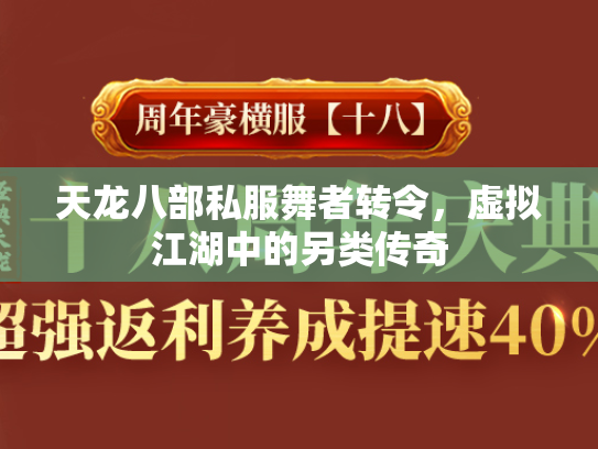 天龙八部私服舞者转令，虚拟江湖中的另类传奇