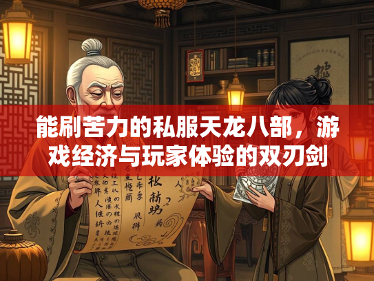 能刷苦力的私服天龙八部，游戏经济与玩家体验的双刃剑  第2张