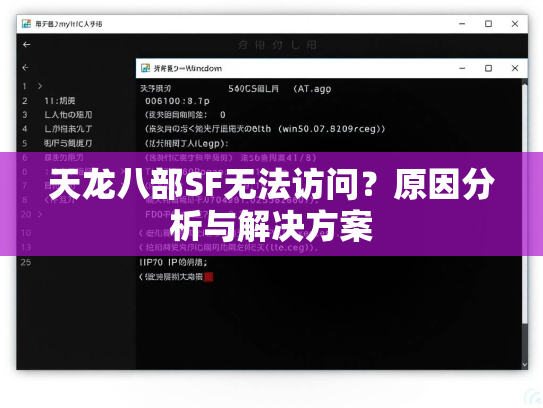 天龙八部SF无法访问？原因分析与解决方案