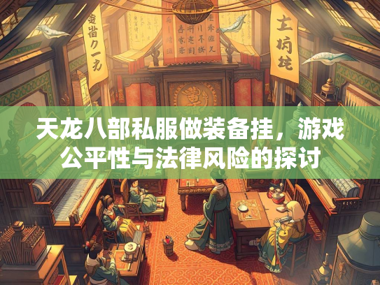天龙八部私服做装备挂，游戏公平性与法律风险的探讨
