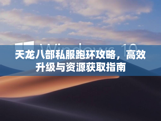天龙八部私服跑环攻略，高效升级与资源获取指南  第2张
