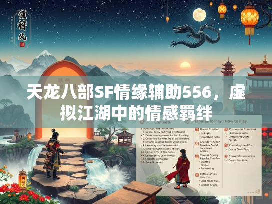 天龙八部SF情缘辅助556，虚拟江湖中的情感羁绊