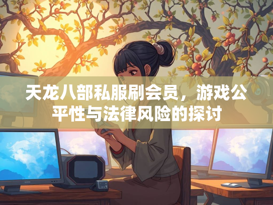 天龙八部私服刷会员，游戏公平性与法律风险的探讨