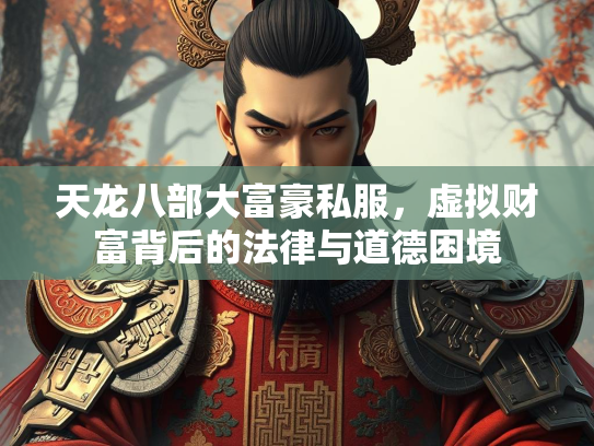 天龙八部大富豪私服，虚拟财富背后的法律与道德困境
