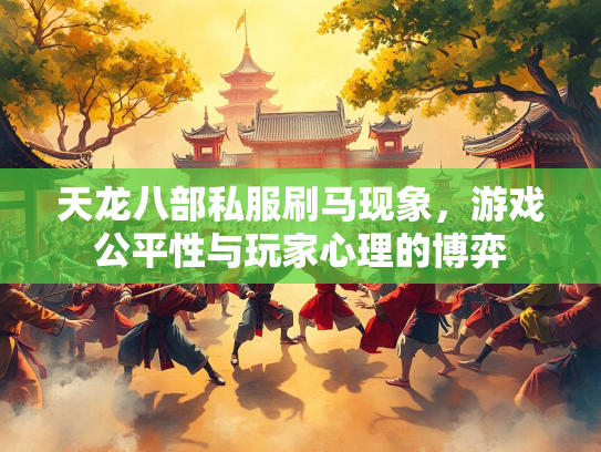天龙八部私服刷马现象，游戏公平性与玩家心理的博弈