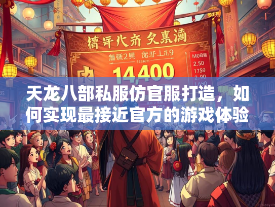 天龙八部私服仿官服打造，如何实现最接近官方的游戏体验？
