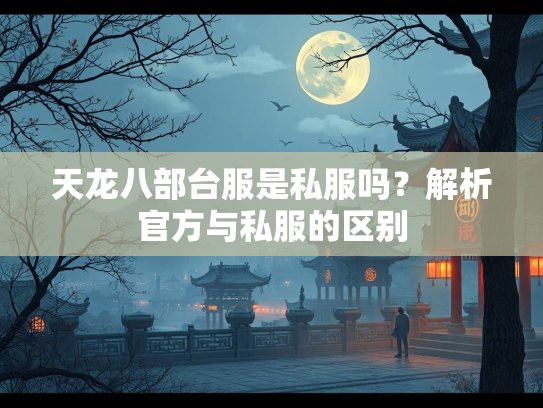 天龙八部台服是私服吗？解析官方与私服的区别  第2张