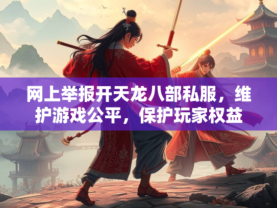 网上举报开天龙八部私服，维护游戏公平，保护玩家权益