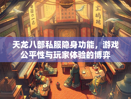 天龙八部私服隐身功能，游戏公平性与玩家体验的博弈