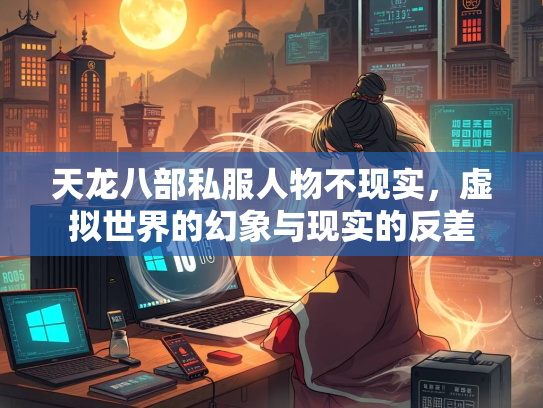 天龙八部私服人物不现实，虚拟世界的幻象与现实的反差  第3张