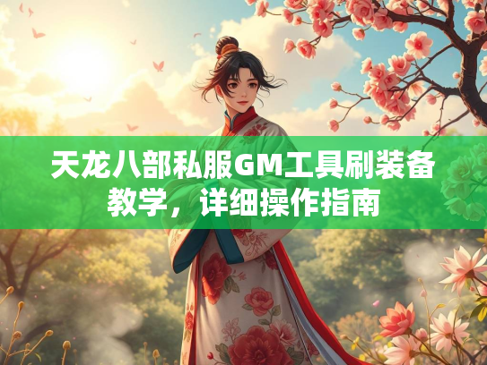 天龙八部私服GM工具刷装备教学，详细操作指南  第2张