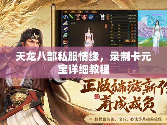 天龙八部私服情缘，录制卡元宝详细教程
