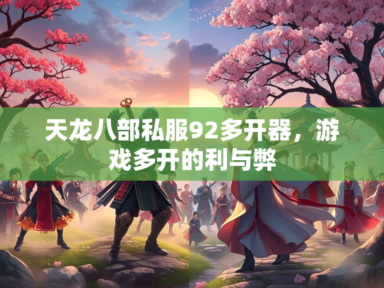 天龙八部私服92多开器，游戏多开的利与弊  第2张