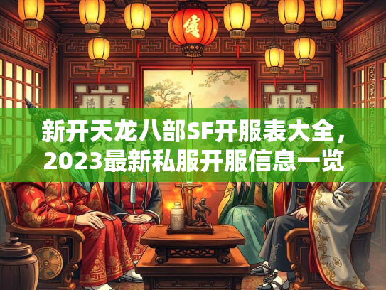 新开天龙八部SF开服表大全，2023最新私服开服信息一览