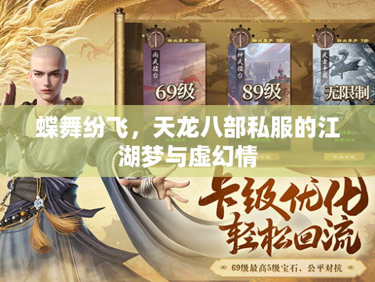 蝶舞纷飞，天龙八部私服的江湖梦与虚幻情