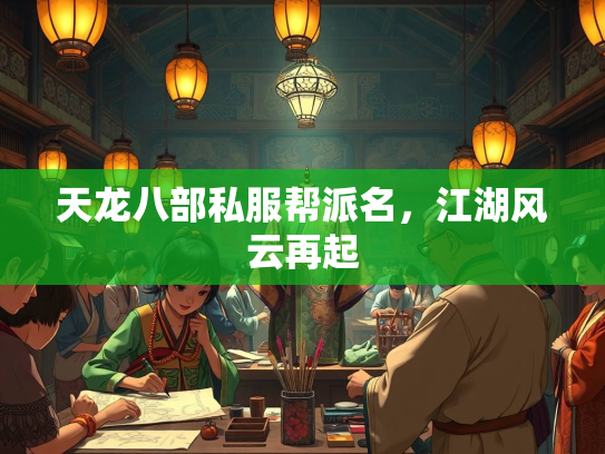 天龙八部私服帮派名，江湖风云再起  第4张