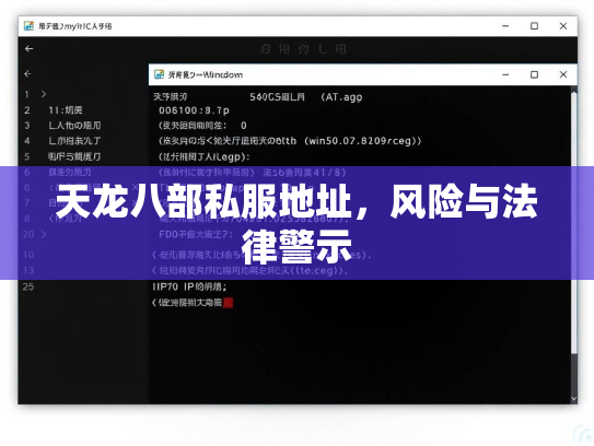 天龙八部私服地址，风险与法律警示  第2张