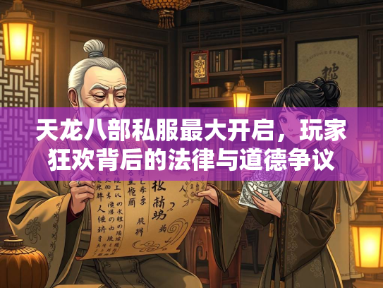 天龙八部私服最大开启，玩家狂欢背后的法律与道德争议  第1张