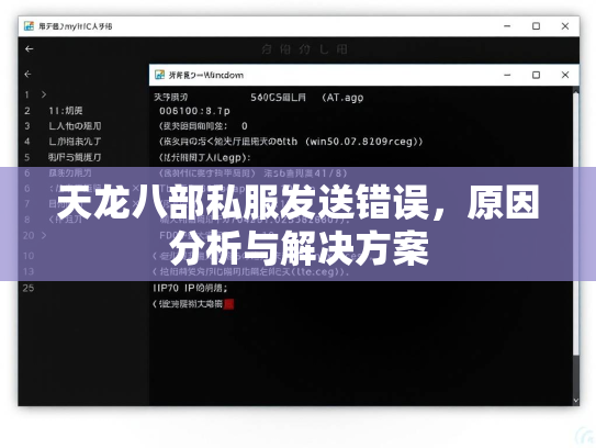 天龙八部私服发送错误,原因分析与解决方案 第2张 天龙八部私服发送错误,原因分析与解决方案 第2张