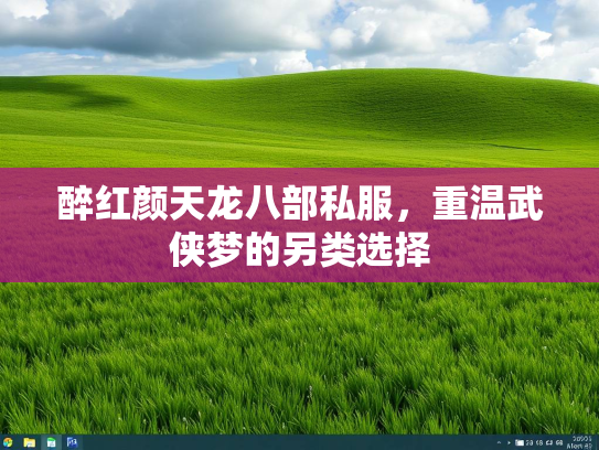 醉红颜天龙八部私服，重温武侠梦的另类选择