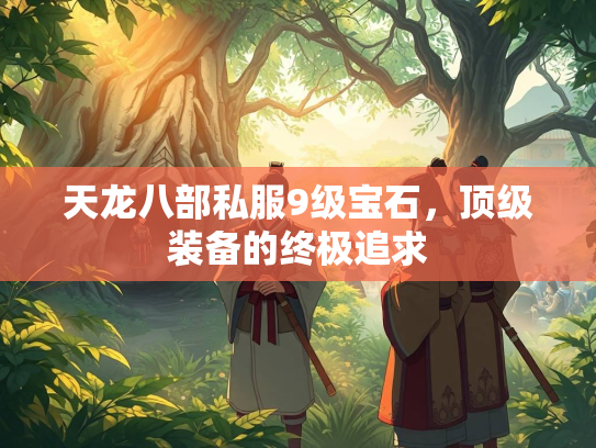 天龙八部私服9级宝石，顶级装备的终极追求  第3张