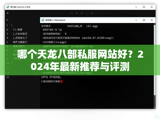 哪个天龙八部私服网站好？2024年最新推荐与评测  第3张