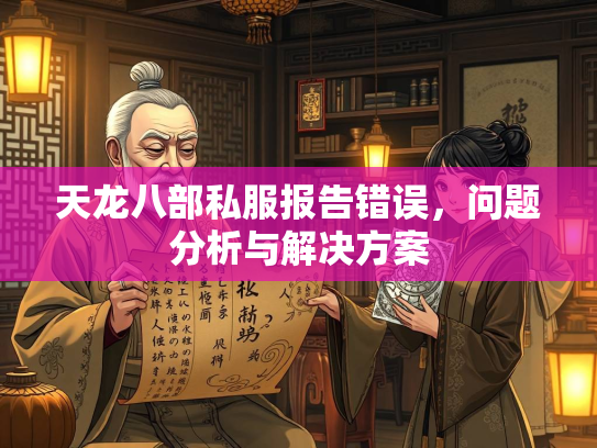 天龙八部私服报告错误，问题分析与解决方案