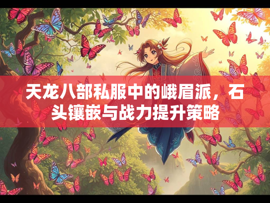 天龙八部私服中的峨眉派，石头镶嵌与战力提升策略  第5张