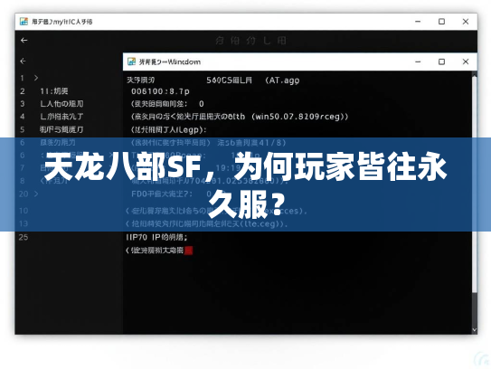 天龙八部SF，为何玩家皆往永久服？  第3张