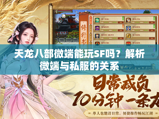 天龙八部微端能玩SF吗？解析微端与私服的关系  第2张