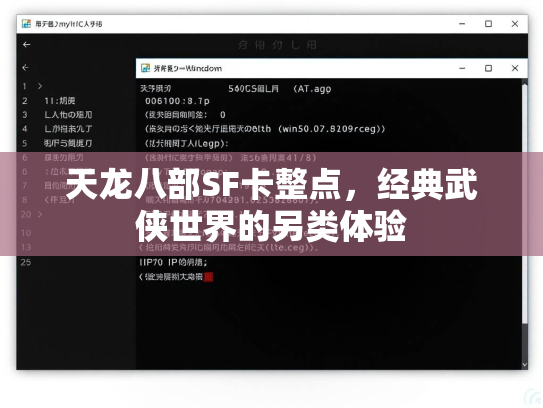 天龙八部SF卡整点，经典武侠世界的另类体验  第5张