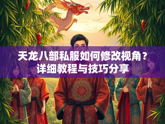 天龙八部私服如何修改视角？详细教程与技巧分享  第4张