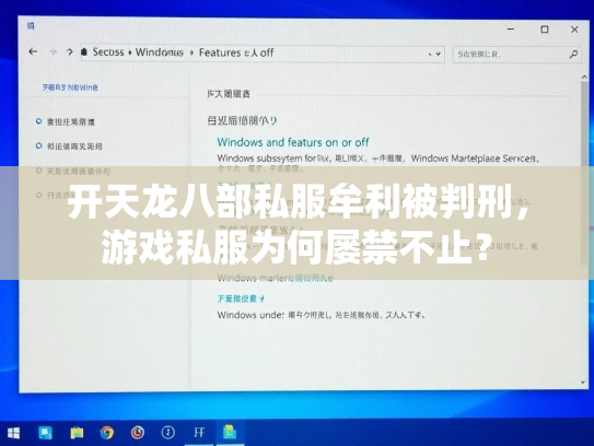 开天龙八部私服牟利被判刑，游戏私服为何屡禁不止？  第4张