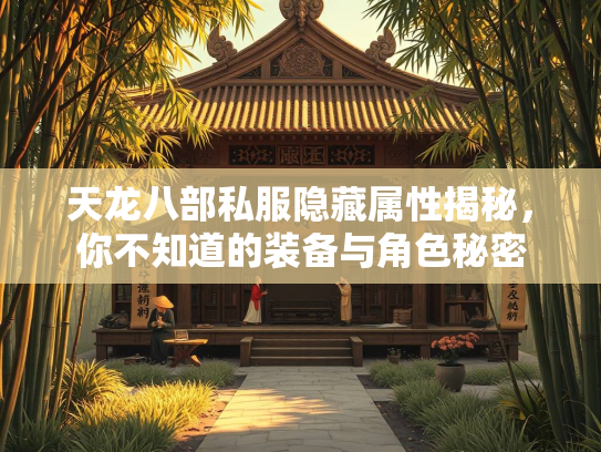 天龙八部私服隐藏属性揭秘，你不知道的装备与角色秘密
