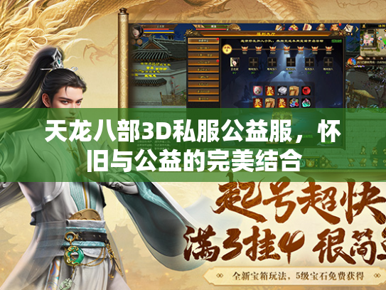 天龙八部3D私服公益服，怀旧与公益的完美结合