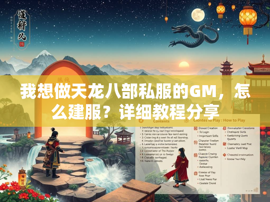 我想做天龙八部私服的GM，怎么建服？详细教程分享  第1张