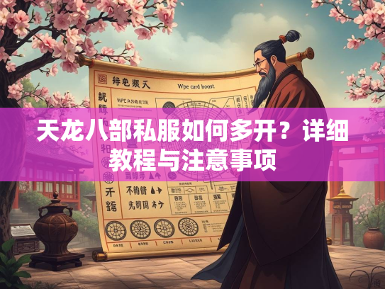 天龙八部私服如何多开？详细教程与注意事项