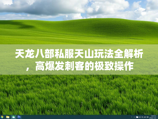 天龙八部私服天山玩法全解析，高爆发刺客的极致操作  第1张