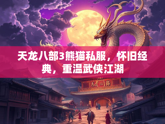 天龙八部3熊猫私服，怀旧经典，重温武侠江湖  第2张