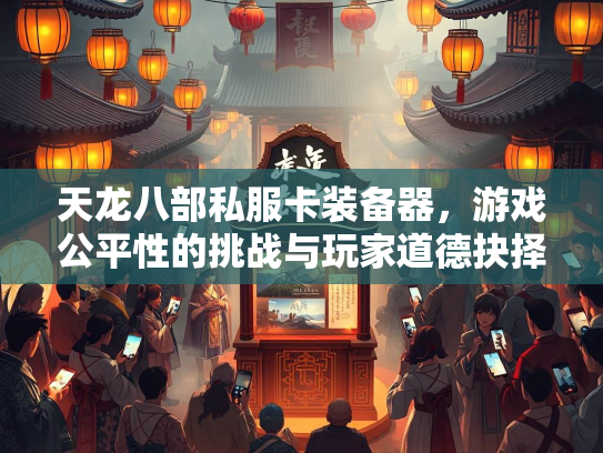 天龙八部私服卡装备器，游戏公平性的挑战与玩家道德抉择  第1张