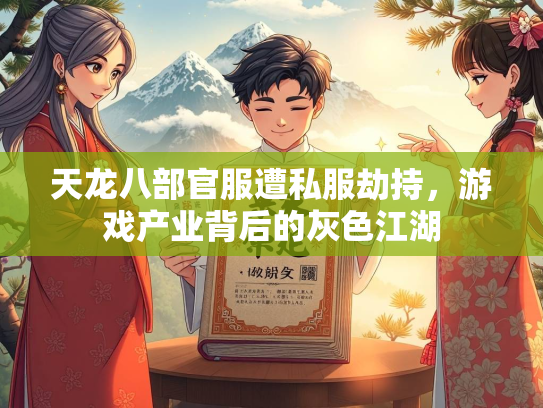 天龙八部官服遭私服劫持，游戏产业背后的灰色江湖  第1张