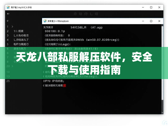 天龙八部私服解压软件，安全下载与使用指南  第2张